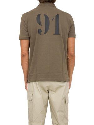 POLO ARMANI EXCHANGE VERDE in UOMO