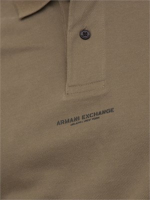 POLO ARMANI EXCHANGE VERDE in UOMO