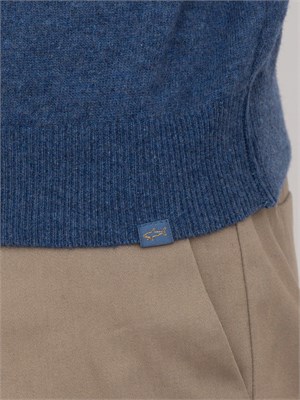 MAGLIA PAUL&SHARK BLU in UOMO