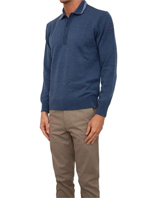 POLO PAUL&SHARK BLU in UOMO