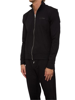 FELPA BIKKEMBERGS NERO in UOMO