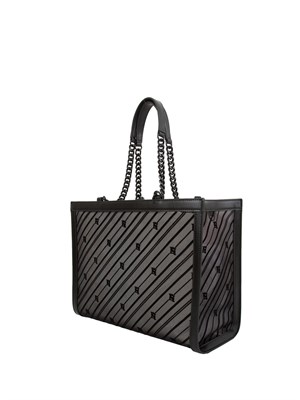 BORSA A SPALLA ELISABETTA FRANCHI NERO in DONNA