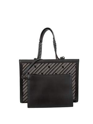 BORSA A SPALLA ELISABETTA FRANCHI NERO in DONNA