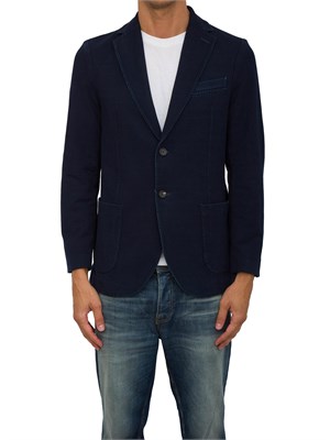 GIACCA MONOPETTO CIRCOLO 1901 BLU in UOMO