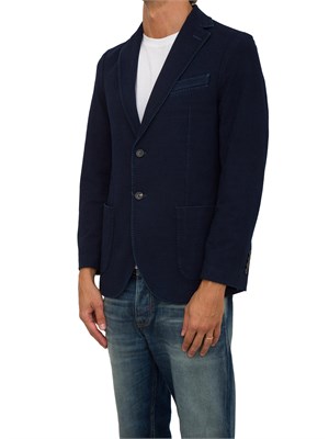 GIACCA MONOPETTO CIRCOLO 1901 BLU in UOMO