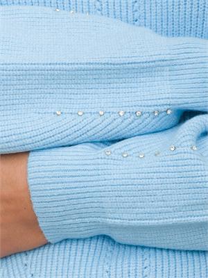 MAGLIA FRACOMINA CELESTE in DONNA