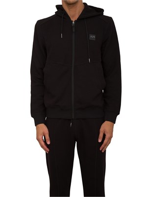 FELPA ANTONY MORATO NERO in UOMO