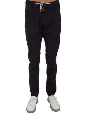 PANTALONE CASUAL ELEVENTY BLU in UOMO