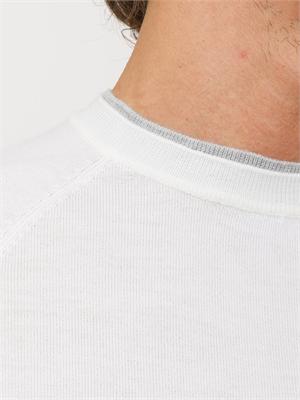 MAGLIA ELEVENTY BIANCO in UOMO