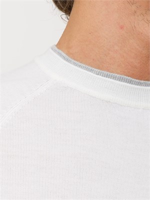 MAGLIA ELEVENTY BIANCO in UOMO