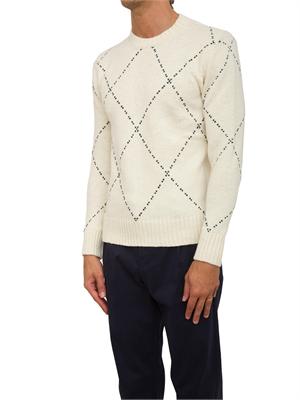MAGLIA ELEVENTY AVORIO in UOMO