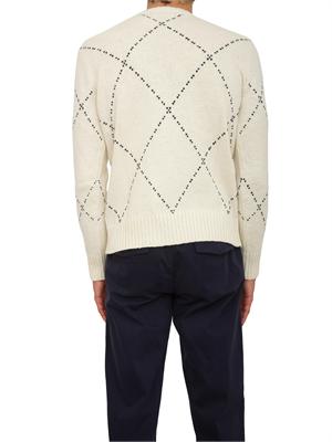 MAGLIA ELEVENTY AVORIO in UOMO
