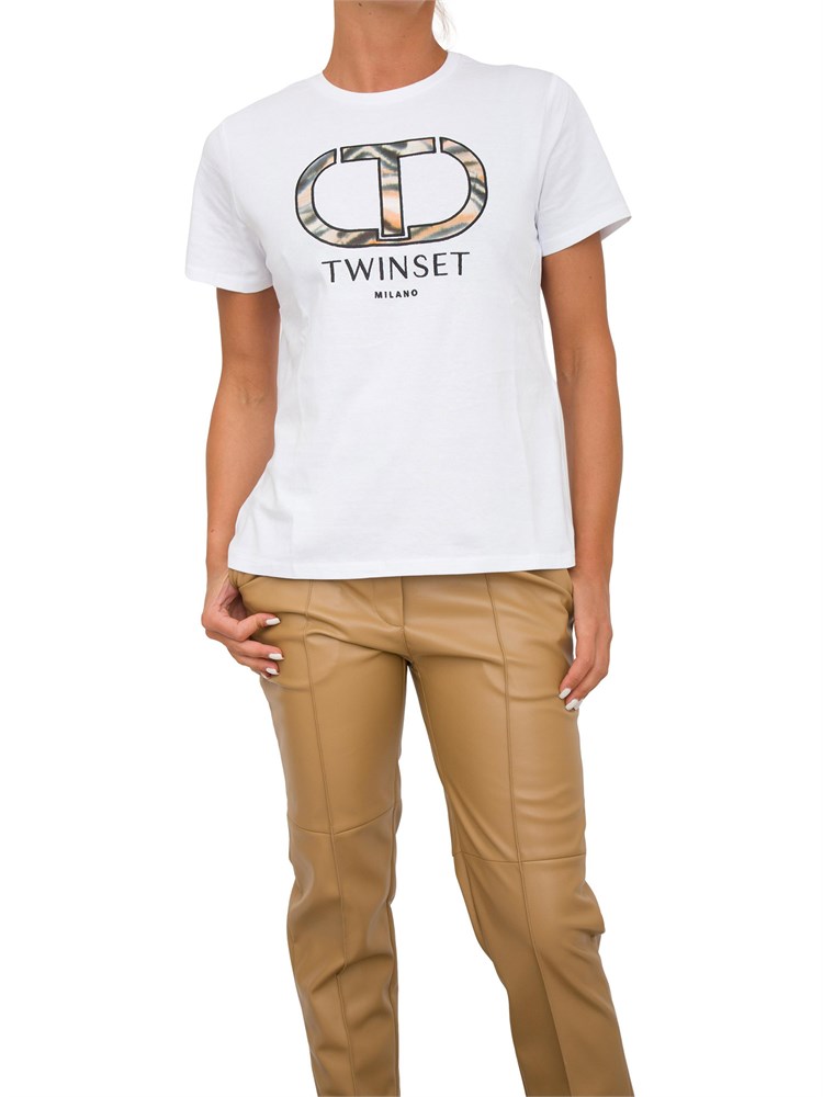T-SHIRT TWIN-SET BIANCO