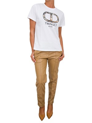 T-SHIRT TWIN-SET BIANCO in DONNA