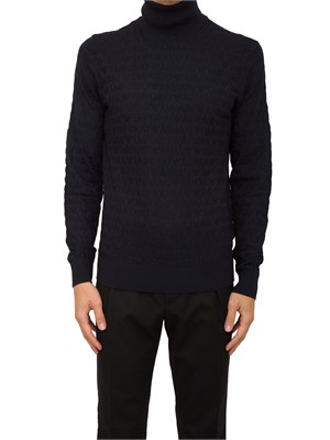 MAGLIA EMPORIO ARMANI BLU in UOMO