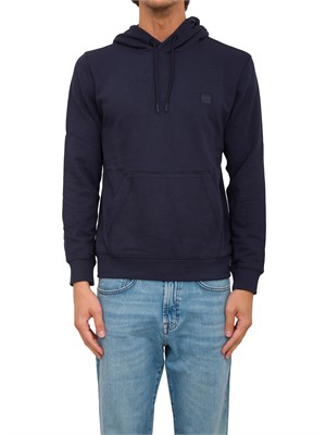 FELPA BOSS BLU in UOMO