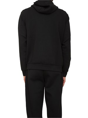FELPA EA7 EMPORIO ARMANI NERO in UOMO