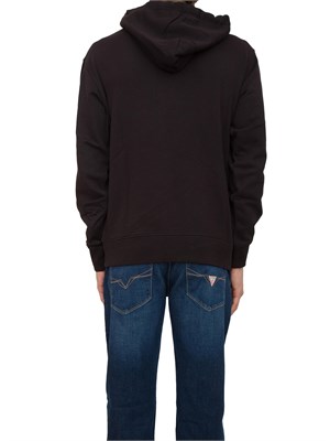 FELPA VERSACE JEANS COUTURE NERO in UOMO