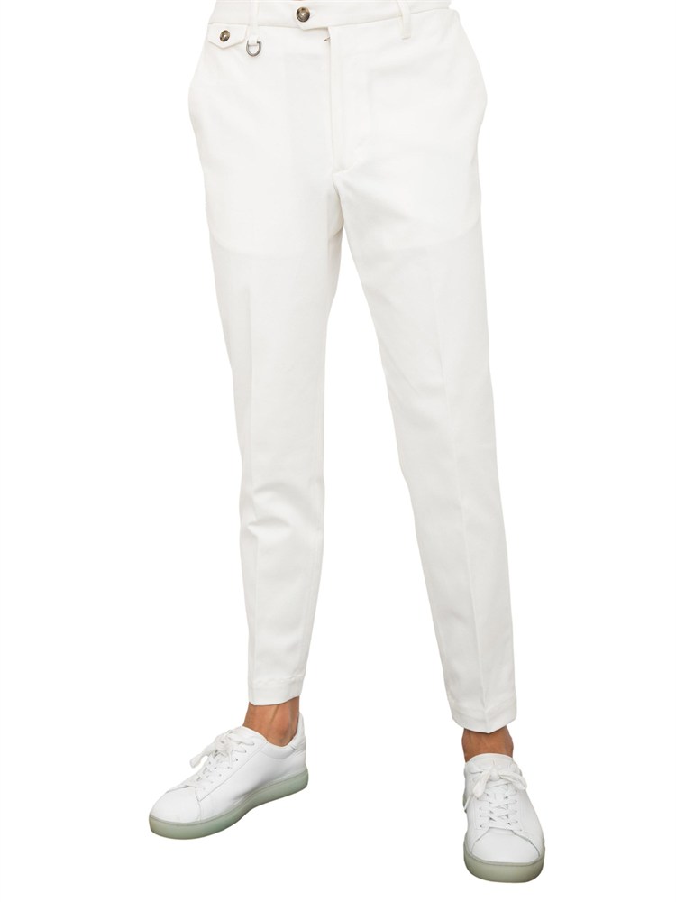 PANTALONE CASUAL PAOLO PECORA BIANCO
