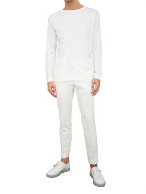 PANTALONE CASUAL PAOLO PECORA BIANCO in UOMO