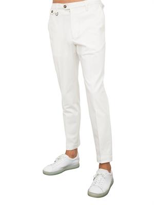 PANTALONE CASUAL PAOLO PECORA BIANCO in UOMO