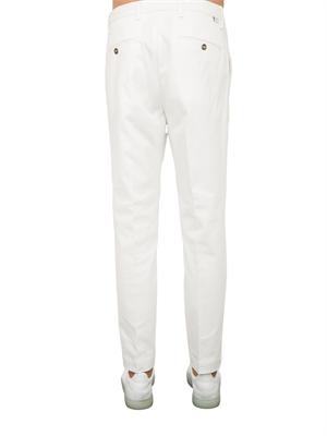 PANTALONE CASUAL PAOLO PECORA BIANCO in UOMO