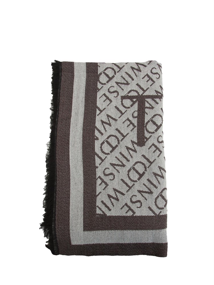 PONCHO TWIN-SET TAUPE