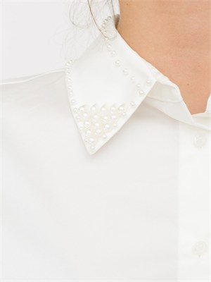 CAMICIA MANICA LUNGA KOCCA BIANCO in DONNA