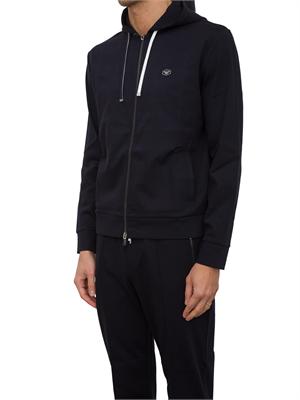 FELPA EMPORIO ARMANI BLU in UOMO