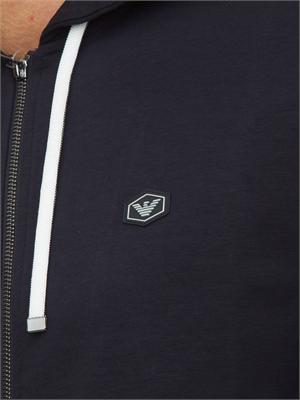 FELPA EMPORIO ARMANI BLU in UOMO