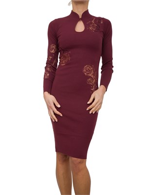 VESTITO BLUGIRL BORDEAUX in DONNA
