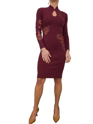 VESTITO BLUGIRL BORDEAUX in DONNA