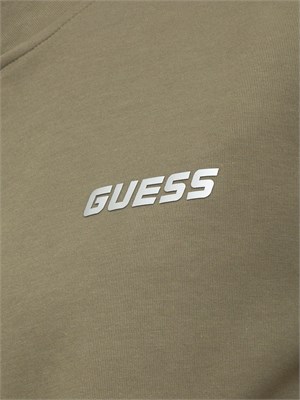 FELPA GUESS JEANS VERDE in UOMO