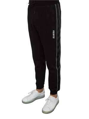 PANTALONE TUTA GUESS JEANS NERO in UOMO