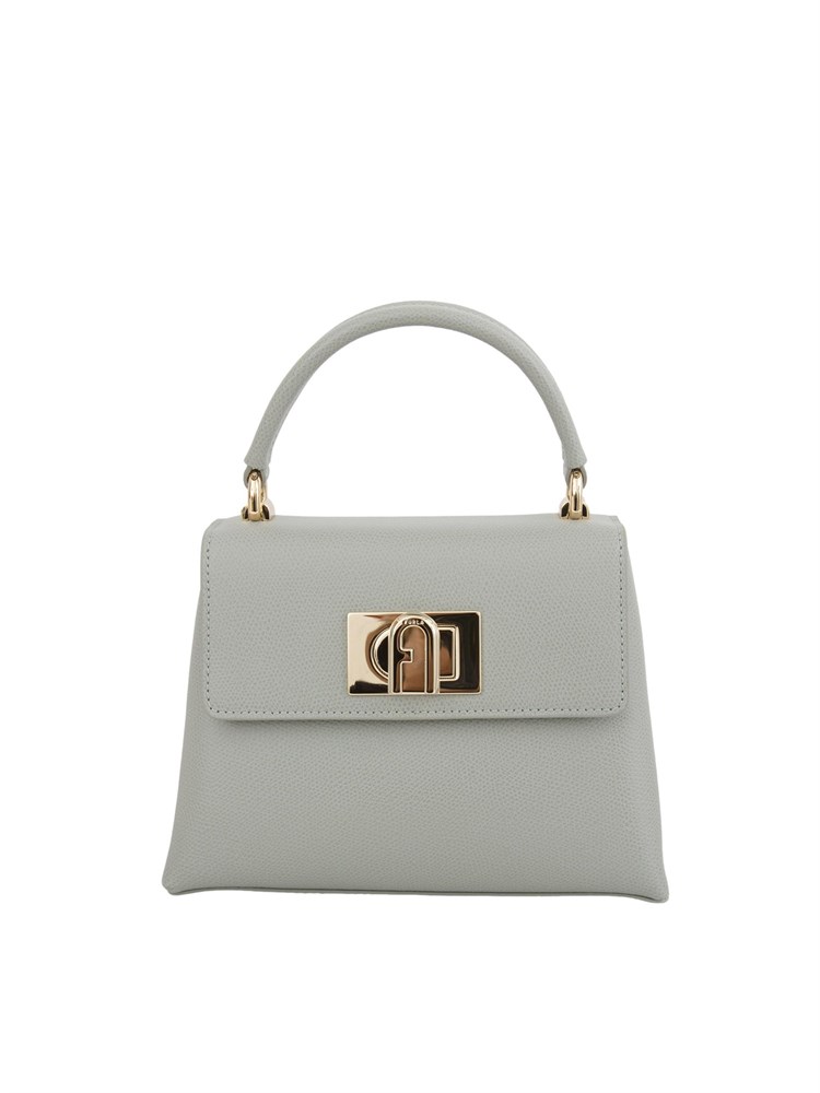 BORSA A SPALLA FURLA GRIGIO