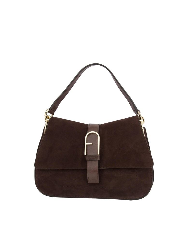 BORSA A SPALLA FURLA MARRONE