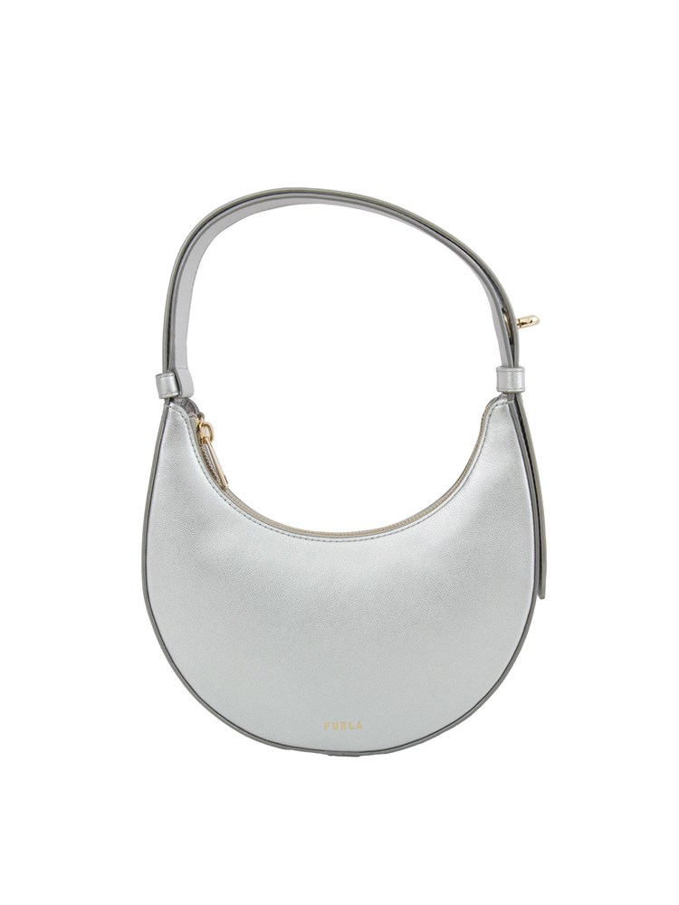 BORSA A SPALLA FURLA ARGENTO