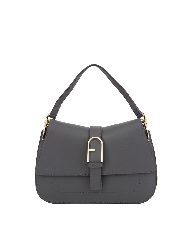 BORSA A SPALLA FURLA GRIGIO