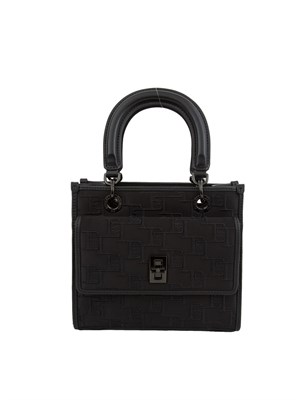 BORSA A SPALLA ELISABETTA FRANCHI NERO in DONNA