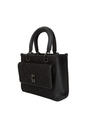 BORSA A SPALLA ELISABETTA FRANCHI NERO in DONNA