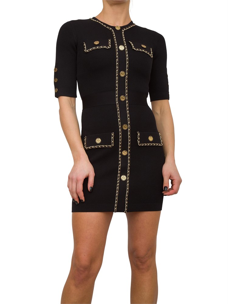 VESTITO ELISABETTA FRANCHI NERO