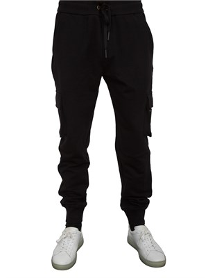 PANTALONE TUTA MOOSE KNUCKLES NERO in UOMO