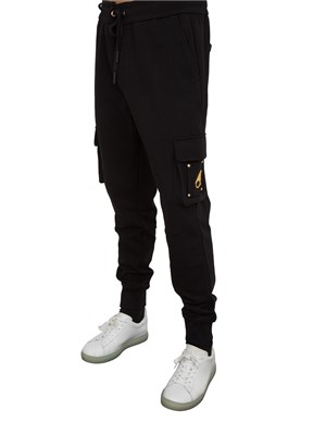 PANTALONE TUTA MOOSE KNUCKLES NERO in UOMO