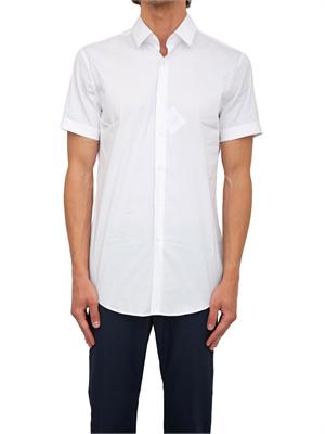Camicia Boss P-Ray in cotone bianco in UOMO