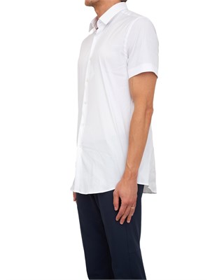Camicia Boss P-Ray in cotone bianco in UOMO