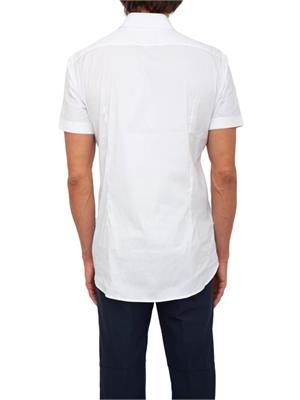 Camicia Boss P-Ray in cotone bianco in UOMO