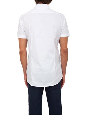 Camicia Boss P-Ray in cotone bianco in UOMO