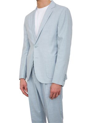 Giacca slim fit Julie Antony Morato celeste in UOMO