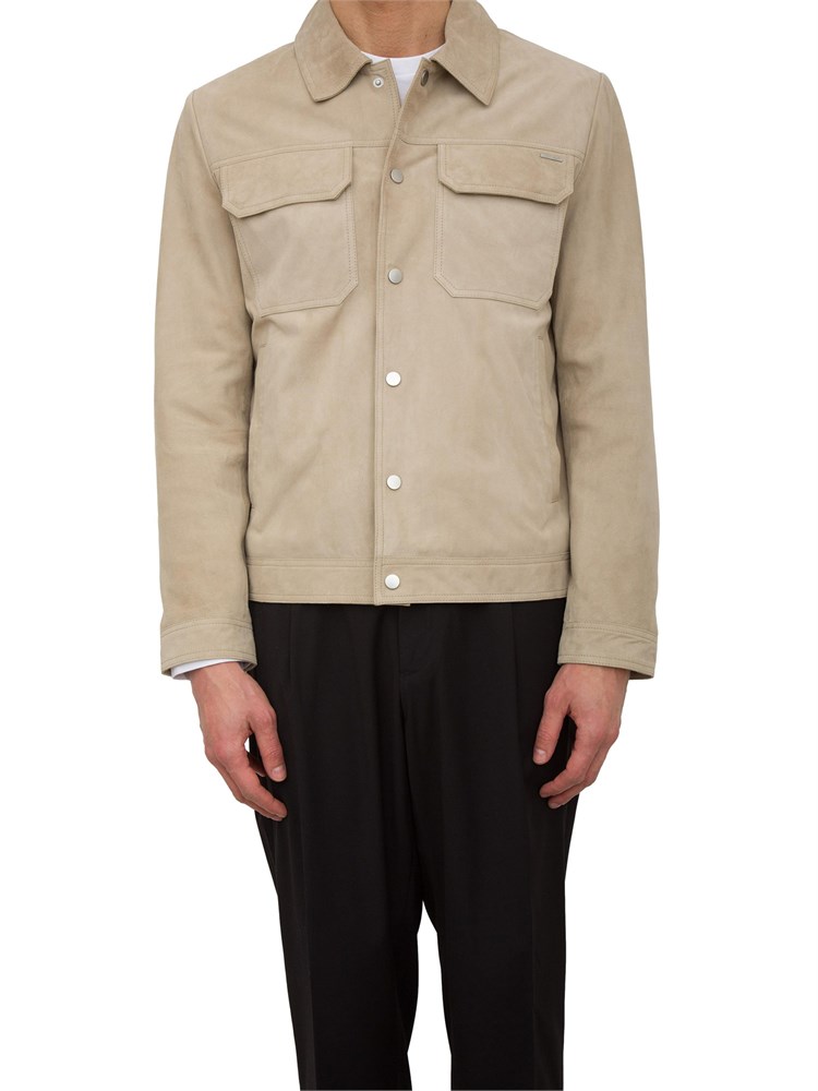 GIACCA IN PELLE ANTONY MORATO BEIGE
