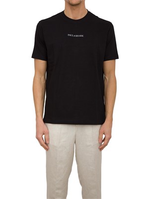 T-SHIRT PAUL&SHARK NERO in UOMO